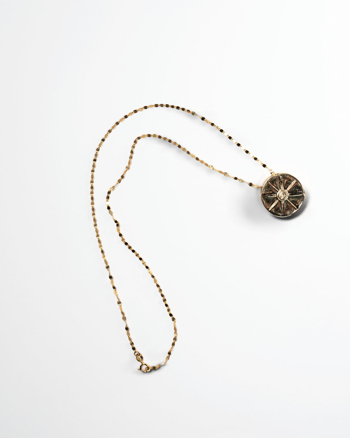 Celestial Gold Medallion Necklace
