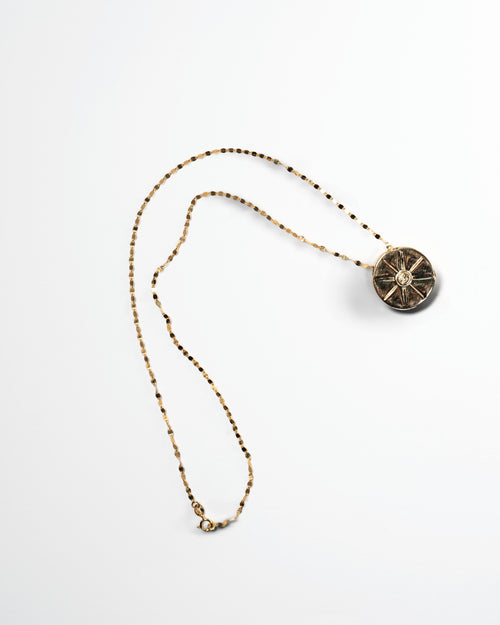 Celestial Gold Medallion Necklace