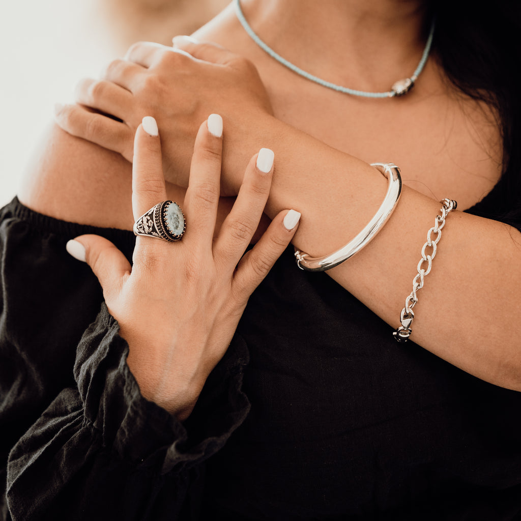 Silver Chunky Bracelet