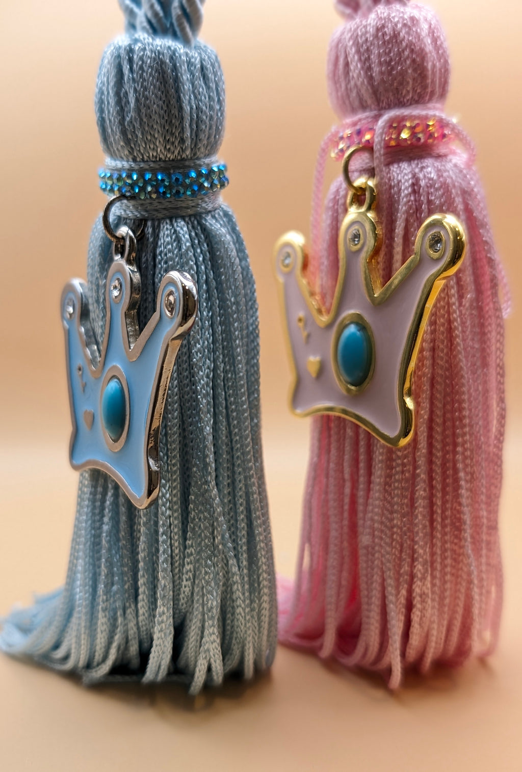 Blue tassel charm