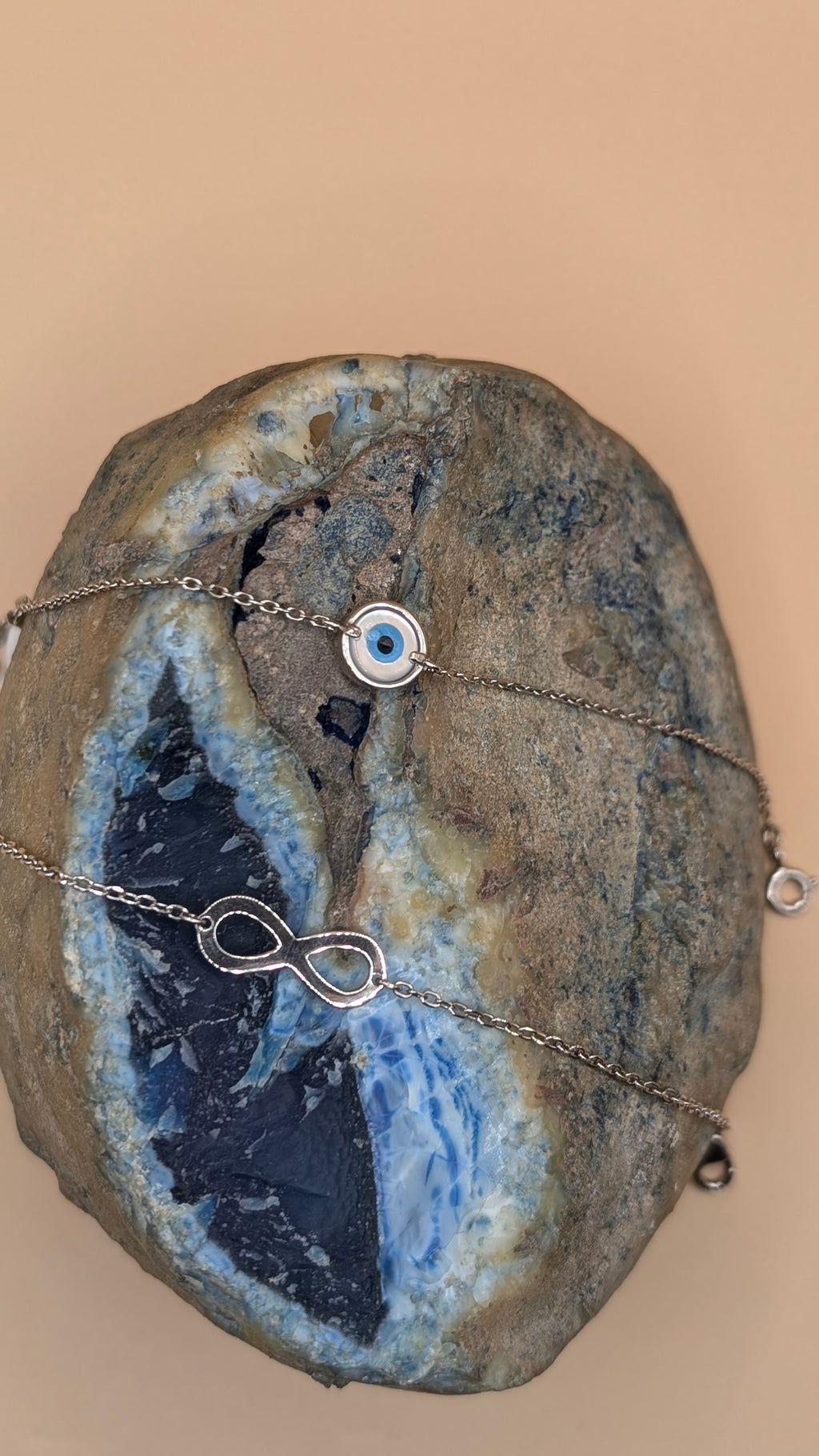 Silver Evil Eye Bracelet