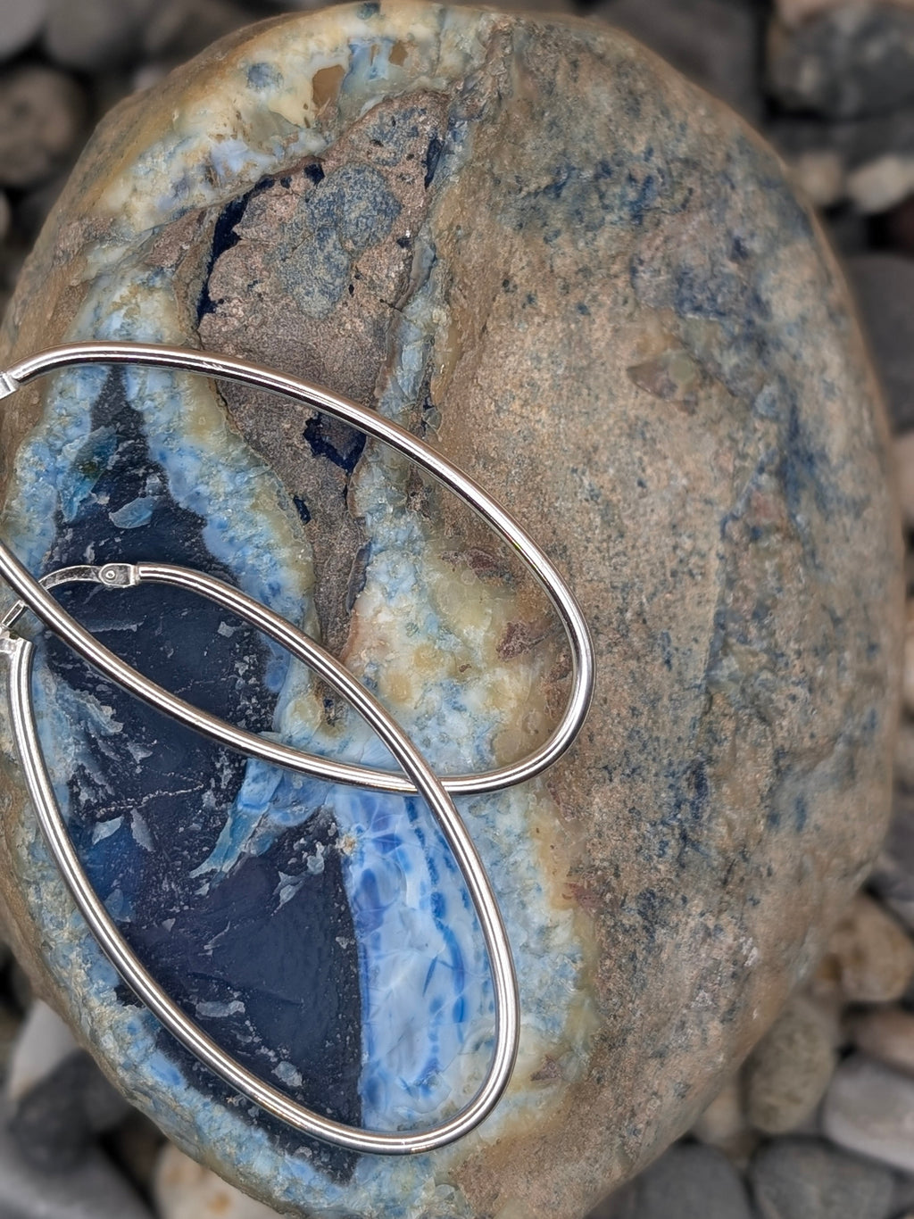 Oval Hoop Earrings
