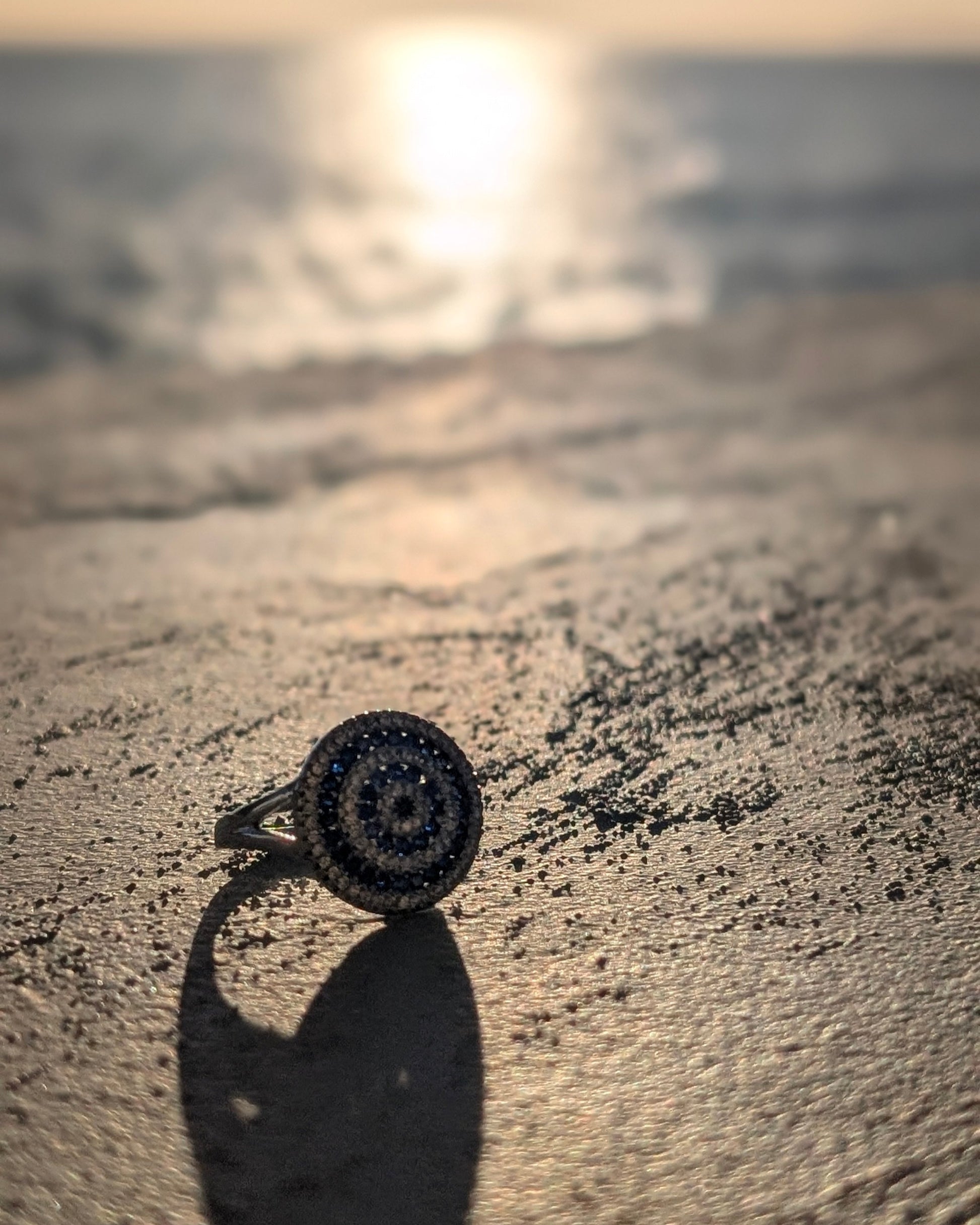 Silver Concentric Circle Ring