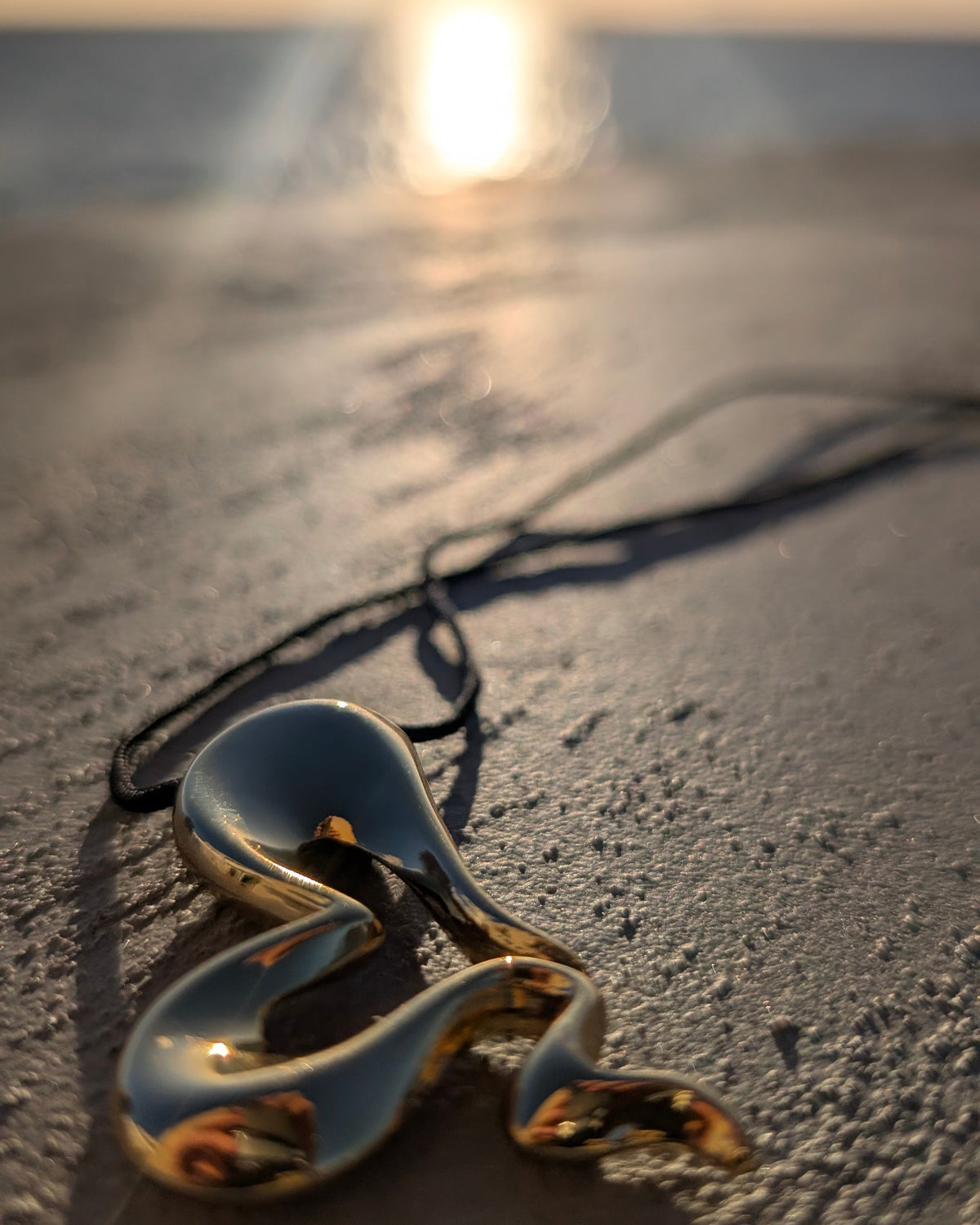 Sculptural Heart Pendant Necklace