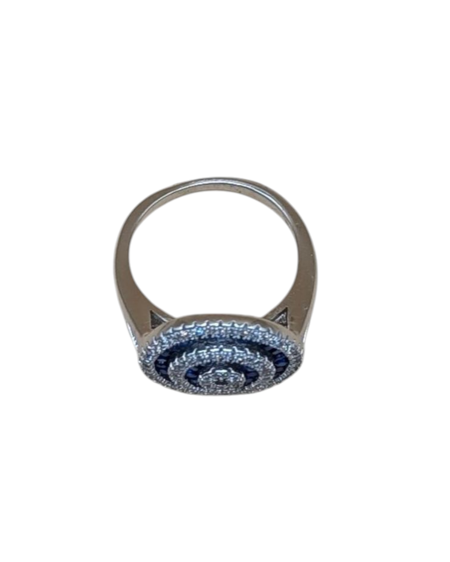 Silver Concentric Circle Ring