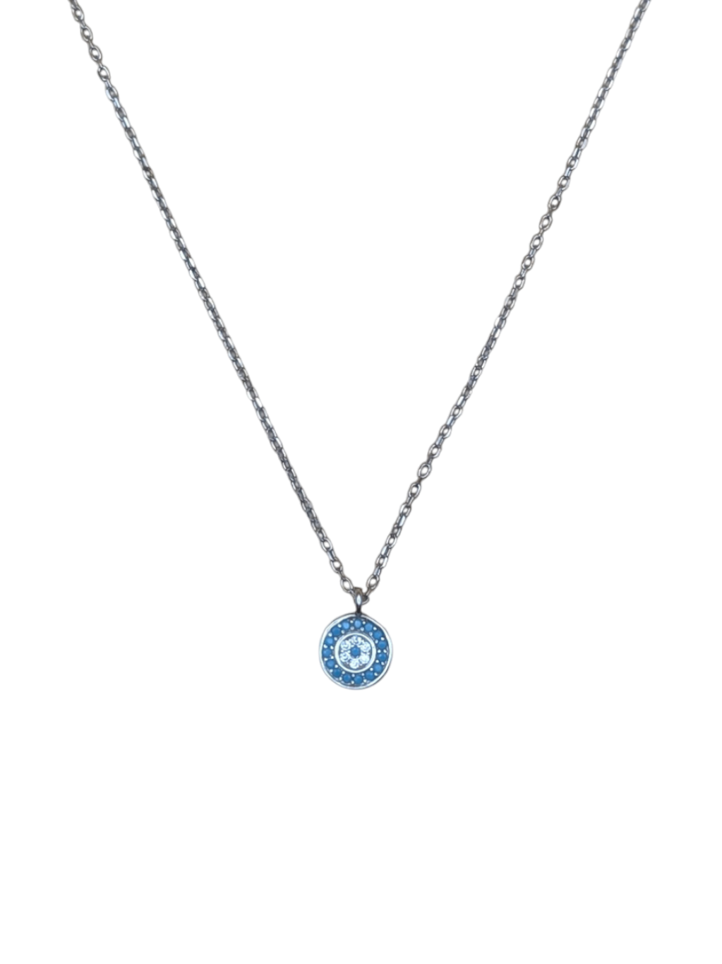Circular Evil Eye Necklace