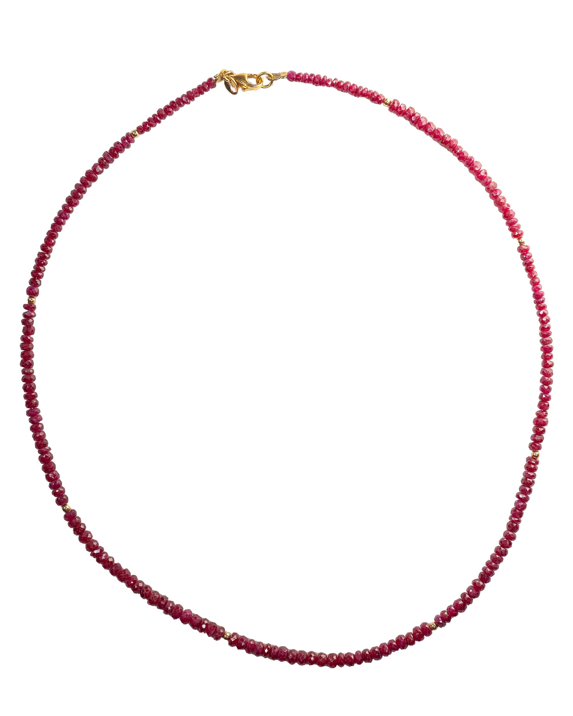 Red Coral Beaded Necklace
