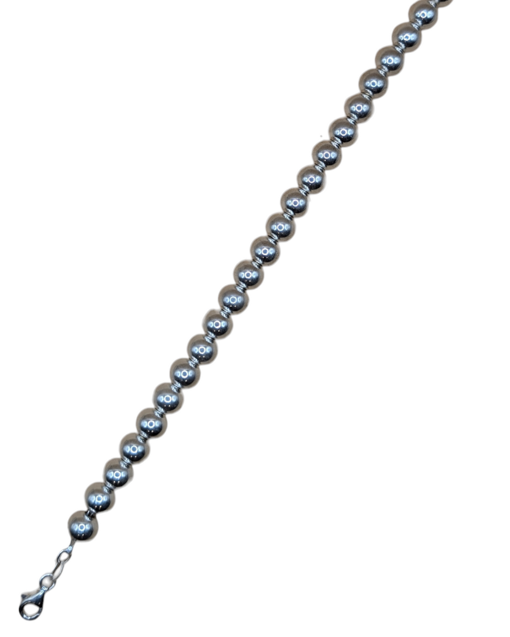 Silver Beaded Bracelet