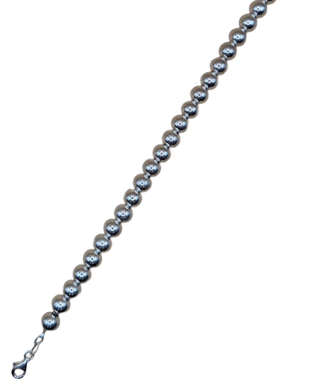 Silver Beaded Bracelet