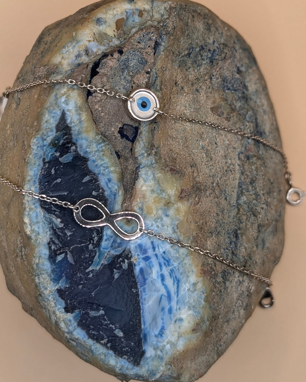 Silver Evil Eye Bracelet