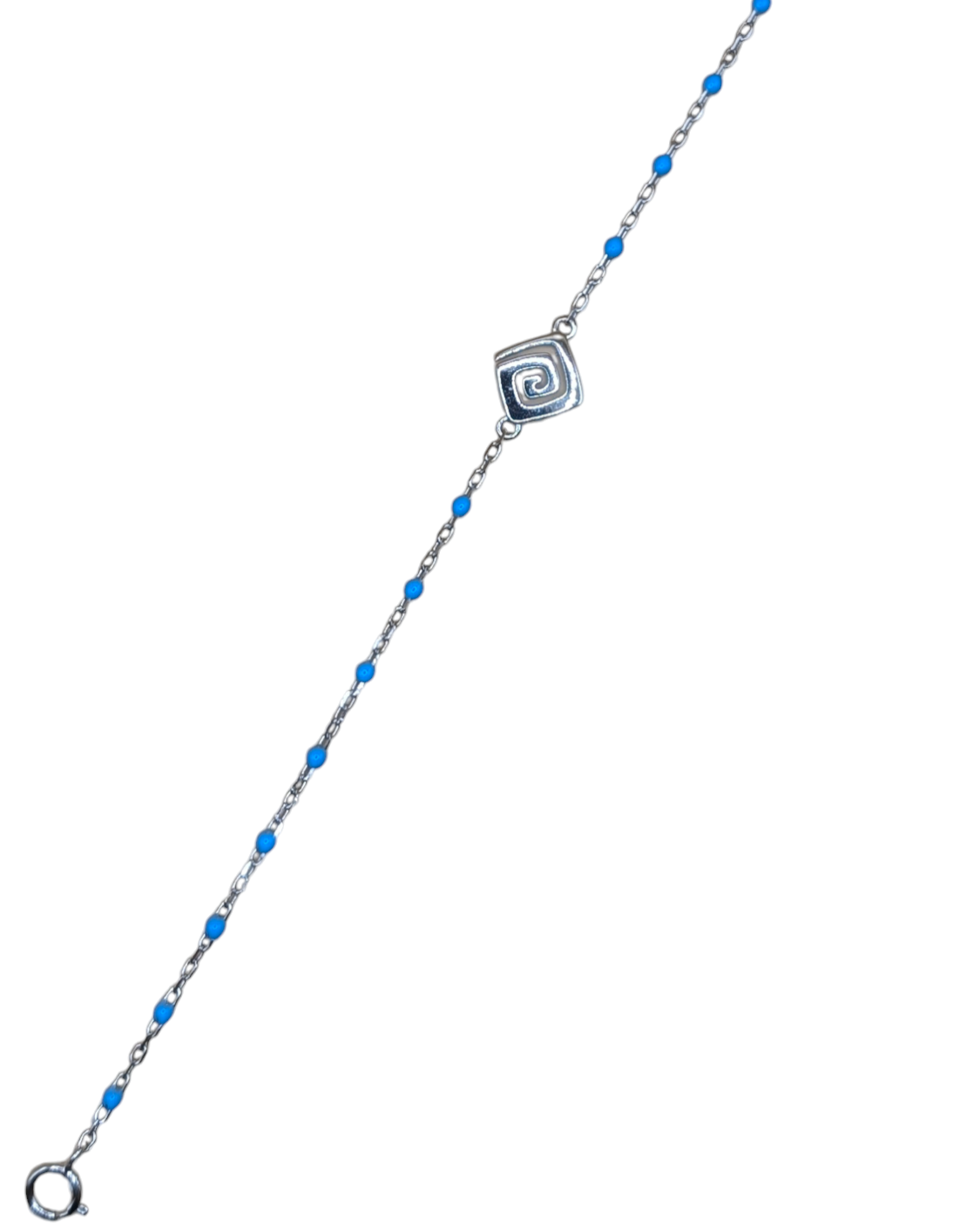 Silver Meander Bracelet