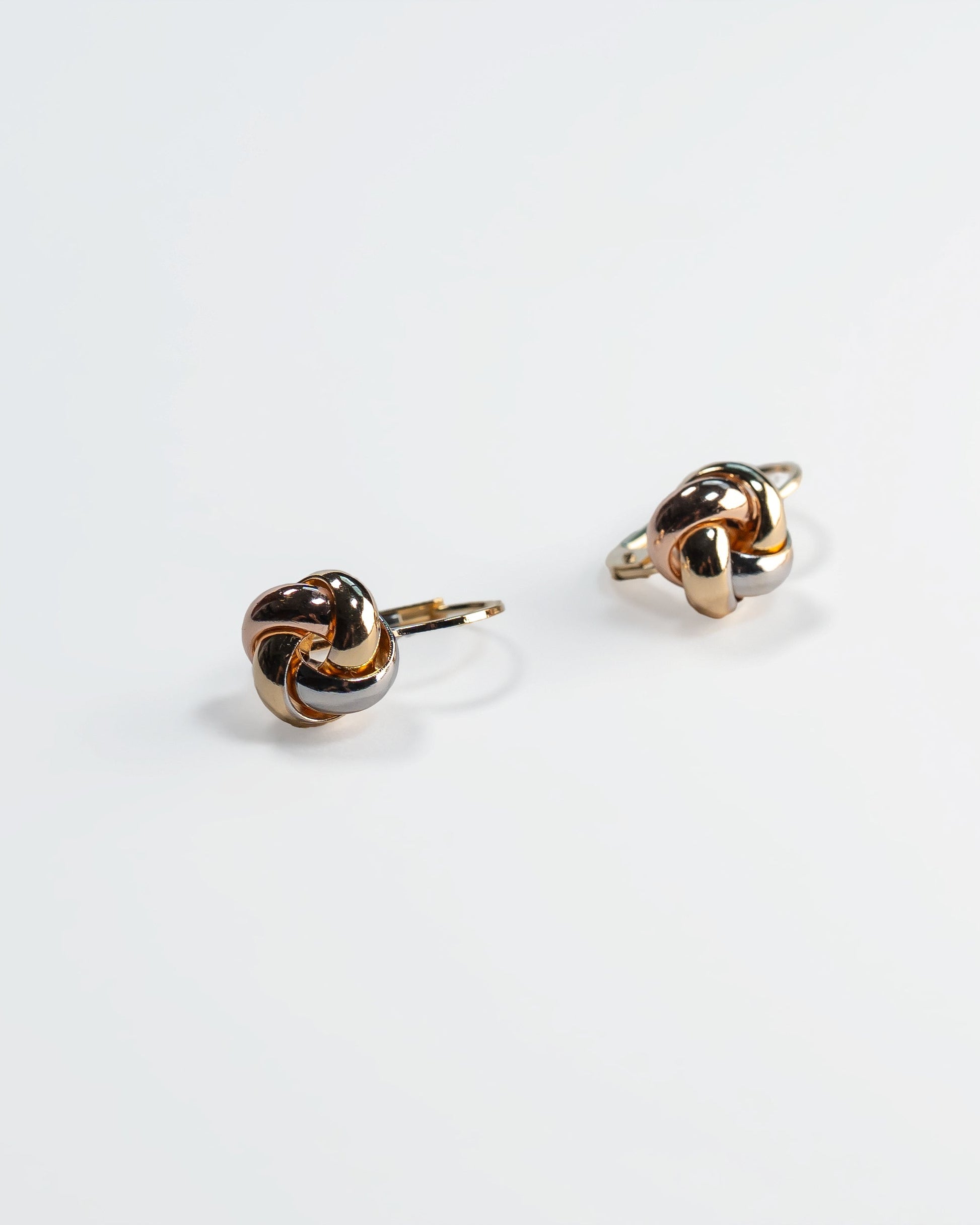 Tricolor Knot Earrings 