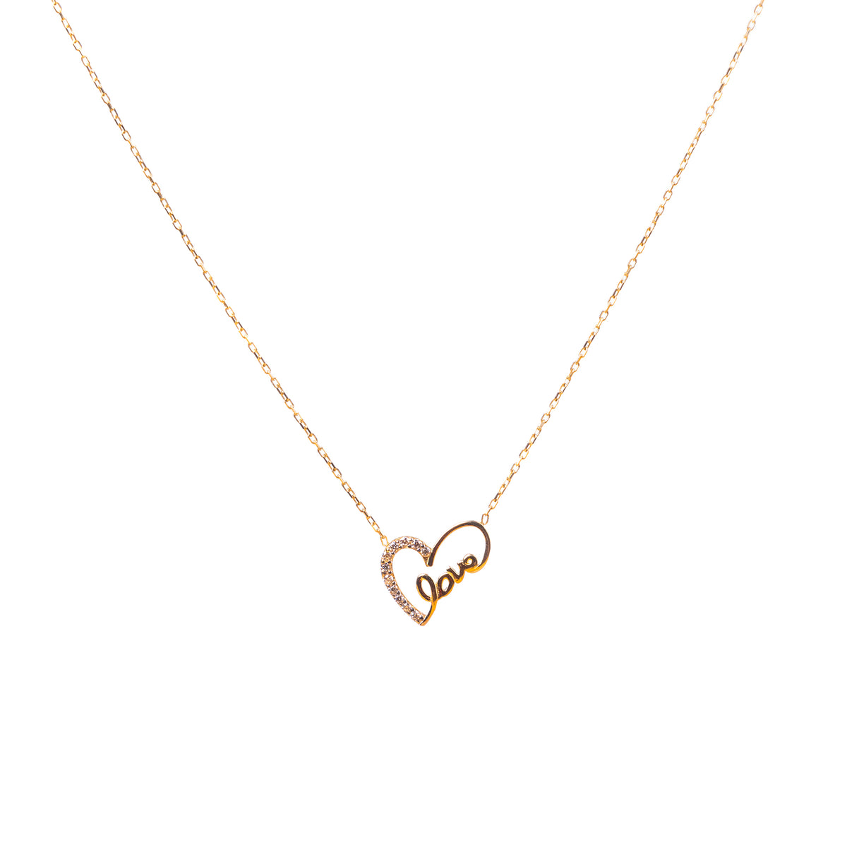 Gold Heart Necklace